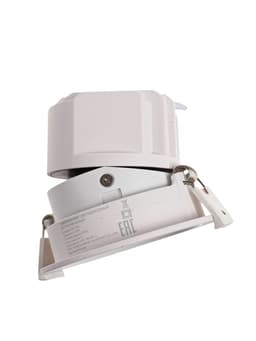 Светильник светодиодный, встраиваемый, поворотный, 6 Вт, 6500К, с драйвером, D75, белый