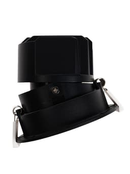 Светильник светодиодный, встраиваемый, поворотный, 6 Вт, 4000К, с драйвером, D75, чёрный