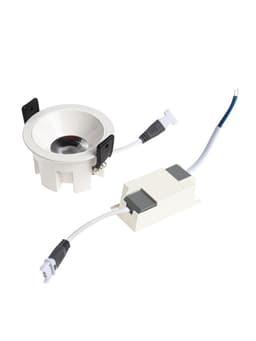 Светильник светодиодный, встраиваемый, 6 Вт, 4000К, с драйвером, D65, белый