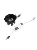 Светильник светодиодный, встраиваемый, 6 Вт, 4000К, с драйвером, D65, чёрный