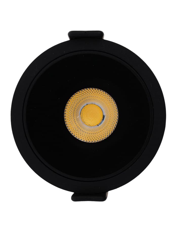 Светильник светодиодный, встраиваемый, 12 Вт, 4000К, с драйвером, D65, чёрный