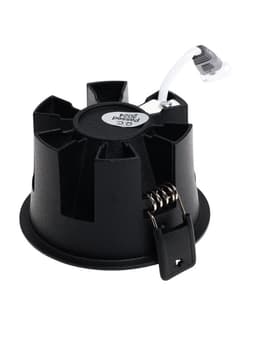 Светильник светодиодный, встраиваемый, 12 Вт, 4000К, с драйвером, D65, чёрный