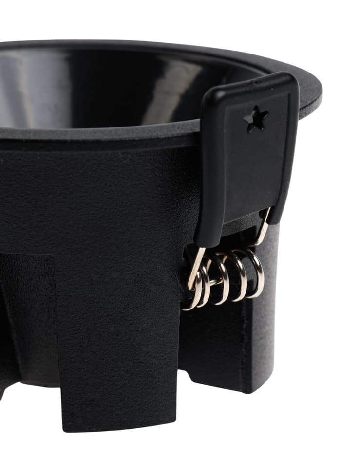 Светильник светодиодный, встраиваемый, 12 Вт, 4000К, с драйвером, D65, чёрный