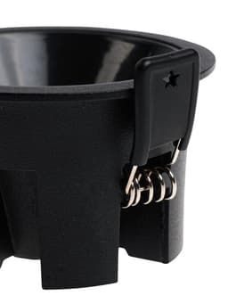 Светильник светодиодный, встраиваемый, 12 Вт, 4000К, с драйвером, D65, чёрный