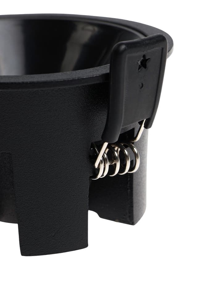 Светильник светодиодный, встраиваемый, 12 Вт, 6500К, с драйвером, D65, чёрный