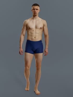 Плавки - шорты спортивные мужские, для плавания, размер 54, тёмно-синие