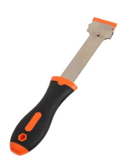 Скребок ТУНДРА, обрезиненная рукоятка, лезвие из пластика, 245 мм