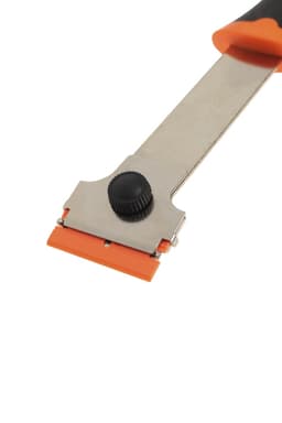 Скребок ТУНДРА, обрезиненная рукоятка, лезвие из пластика, 245 мм