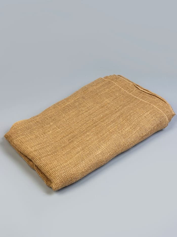 Джут натуральный, 1.1×5 м, плотность 260 г/м², плетение 35×30 нитей, Greengo