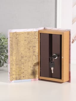 Шкатулка книга - сейф «Шарлотта Бронте. Джейн Эйр», дерево, искусственная кожа, тиснение, 21×13×5 см