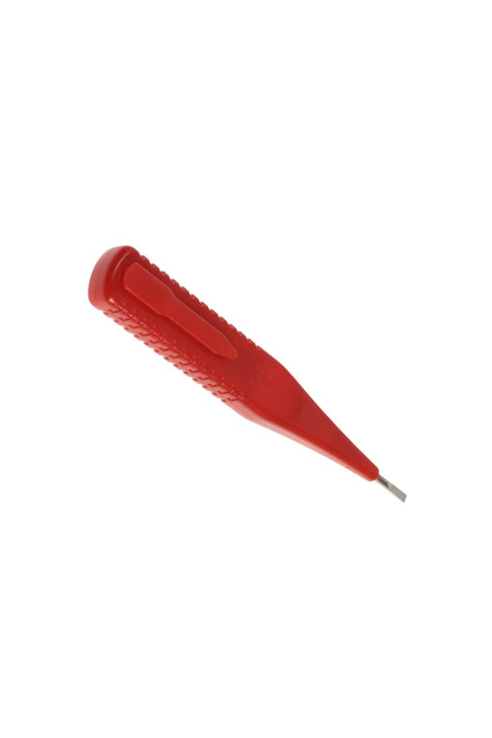 Отвертка индикаторная ТУНДРА, жидкокристаллический дисплей, световая индикация, 12 - 220 В