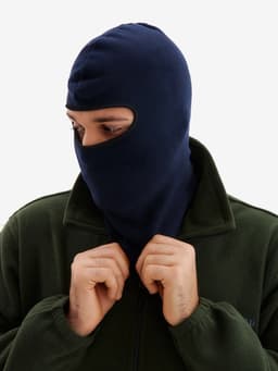 Маска-балаклава, флис, размер универсальный, синяя