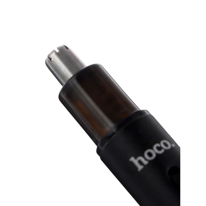 Триммер для носа и ушей Hoco HP34, зарядное устройство, щётка для чистки, чехол, чёрный