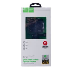 Экшн-камера Hoco, DV101, 4К видео, два цветных экрана, чёрная