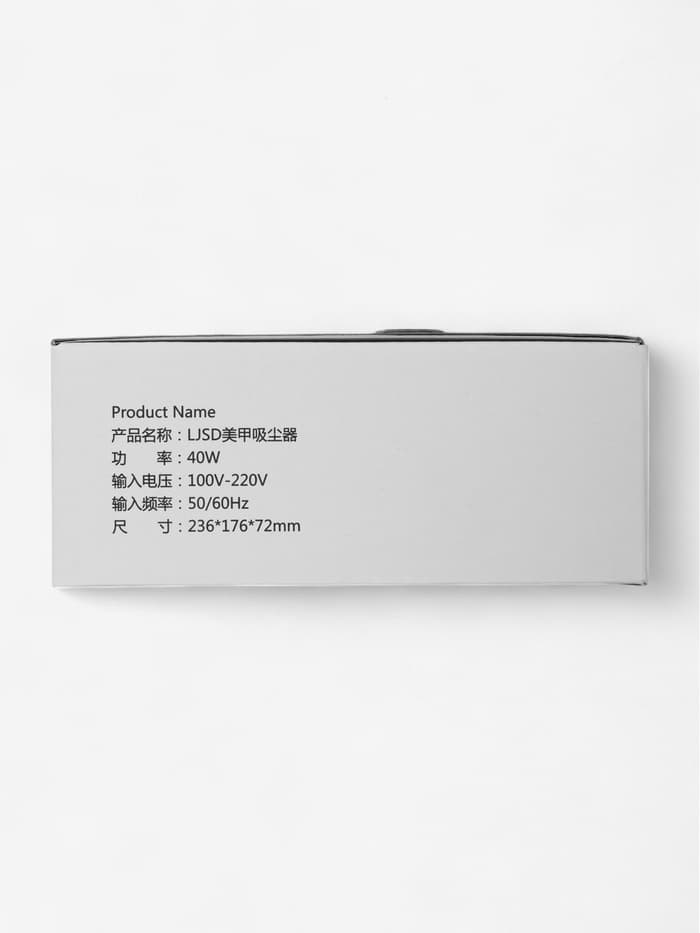 Пылесос для маникюра Luazon LMP-01, 40 Вт, 1 фильтр, 220 В, белый