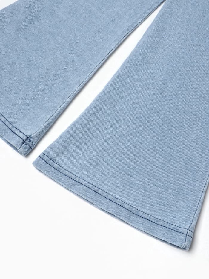 Брюки детские KAFTAN, размер 34 (122-128 см), голубые