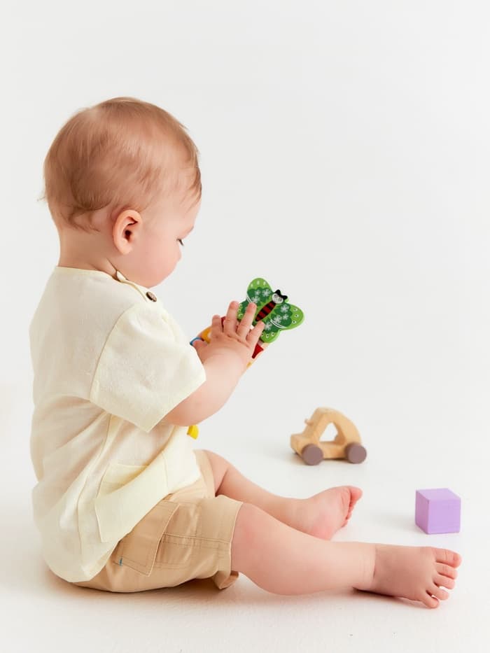 Шорты Крошка Я, рост 92-98 см, бежевые