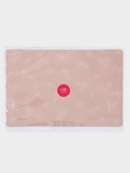 Коврик для сушки посуды Доляна Flowers, влаговпитывающий, 46×30.5 см, розовый
