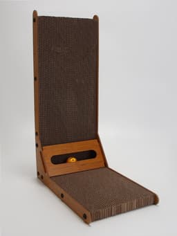 Когтеточка-лежанка «Пижон» из гофрокартона с кошачьей мятой "Хочу-Точу", 60×40×25 см