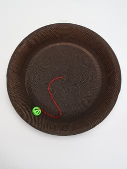 Когтеточка-лежанка «Пижон. Пчёлка» 45×9 см, с кошачьей мятой, гофрокартон