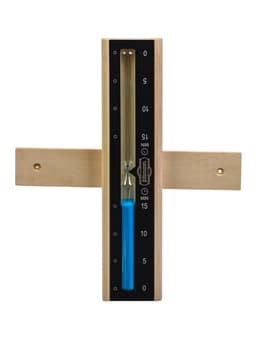 Часы песочные для бани и сауны, 15 мин, деревянные, алюминий, сосна