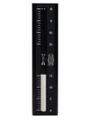 Часы песочные для бани и сауны, 15 минут, настенные, дерево, чёрные