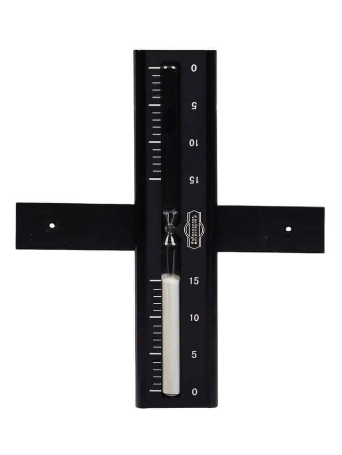 Часы песочные для бани и сауны, 15 минут, настенные, дерево, чёрные