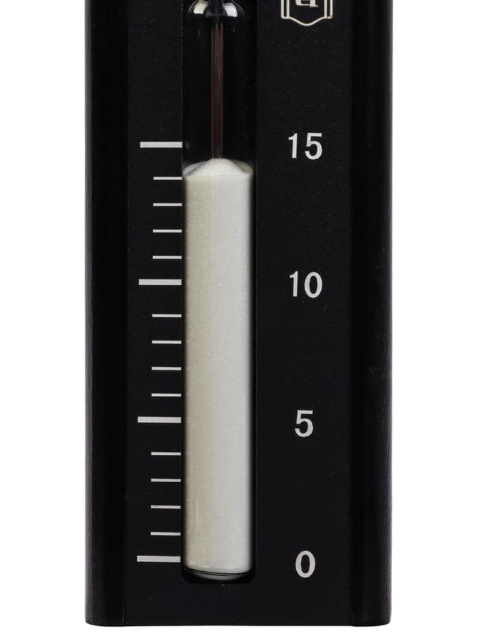 Часы песочные для бани и сауны, 15 минут, настенные, дерево, чёрные