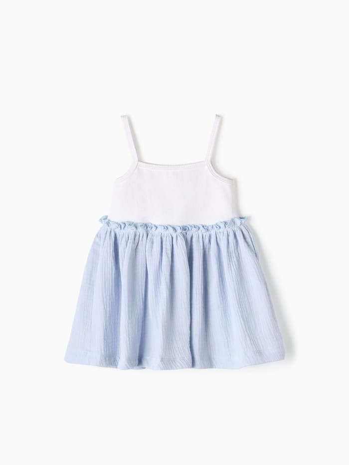 Сарафан для девочки «Крошка Я. Муслин», рост 68-74 см, голубой