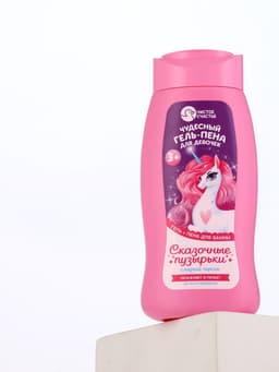 Гель-пена для девочек «Чудесная пена», аромат сладкий персик, 250 мл, Чистое счастье