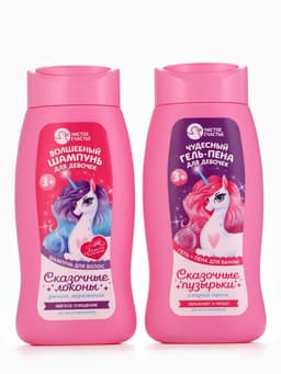 Гель-пена для девочек «Чудесная пена», аромат сладкий персик, 250 мл, Чистое счастье