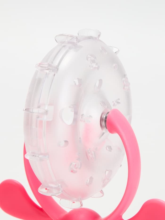 Игрушка под лакомство, 13×11, пластик, розовая