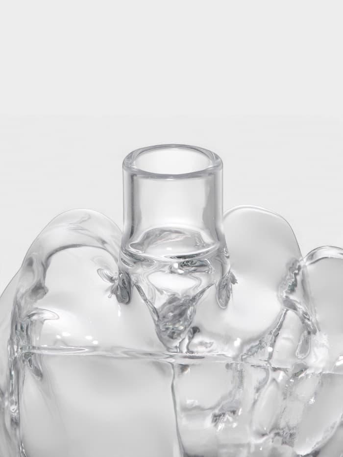 Мини-Бар «Средний палец», 1 л, 2 бокала, на подставке, стекло, дерево