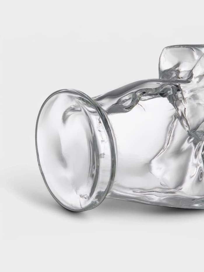 Мини-Бар «Средний палец», 1 л, 2 бокала, на подставке, стекло, дерево