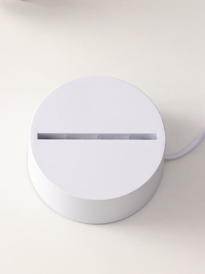 Светильник 3D RISALUX «Лисица», LED-ночник, RGB, от сети, 9.5×16.7×18.5 см