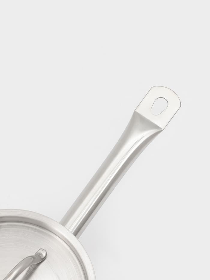 Ковш Hanna Knövell, 1.3 л, d=14, h=8.5 см, с крышкой, толщина стенки 0.8 мм, индукция, нержавеющая сталь