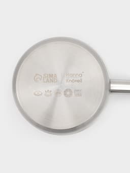 Ковш Hanna Knövell, 1.3 л, d=14, h=8.5 см, с крышкой, толщина стенки 0.8 мм, индукция, нержавеющая сталь