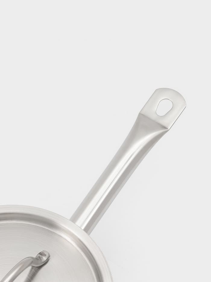 Ковш Hanna Knövell, 2 л, d=16, h=10 см, с крышкой, толщина стенки 0.8 мм, индукция, нержавеющая сталь