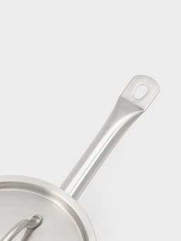 Ковш Hanna Knövell, 2 л, d=16, h=10 см, с крышкой, толщина стенки 0.8 мм, индукция, нержавеющая сталь