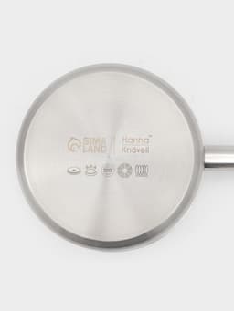 Ковш Hanna Knövell, 2 л, d=16, h=10 см, с крышкой, толщина стенки 0.8 мм, индукция, нержавеющая сталь