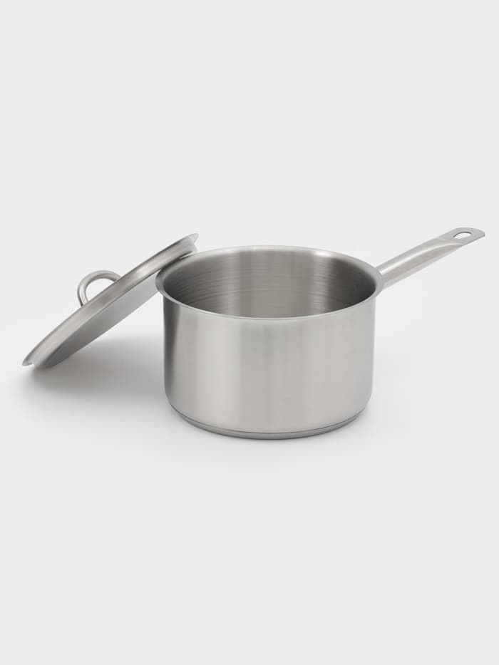 Ковш Hanna Knövell, 2.8 л, d=18, h=11 см, с крышкой, толщина стенки 0.8 мм, индукция, нержавеющая сталь