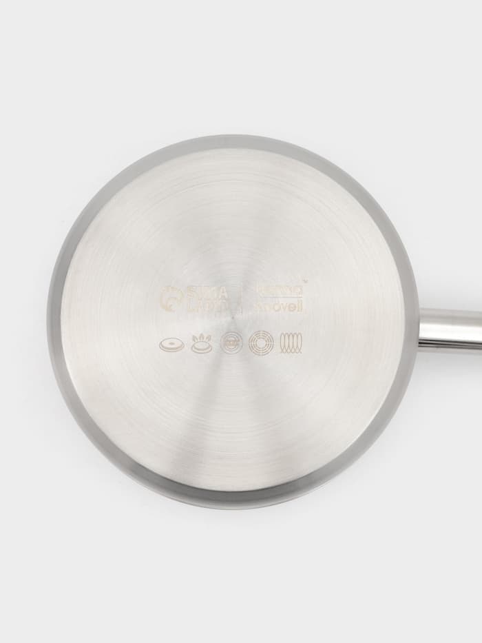 Ковш Hanna Knövell, 2.8 л, d=18, h=11 см, с крышкой, толщина стенки 0.8 мм, индукция, нержавеющая сталь