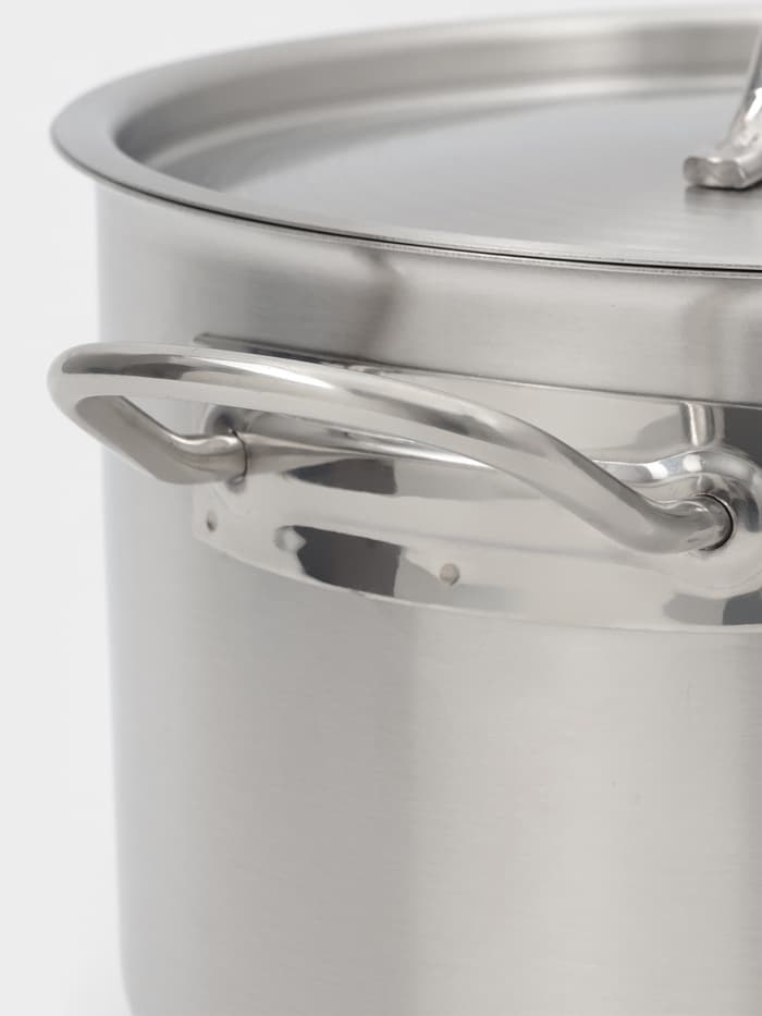 Ковш Hanna Knövell, 5.1 л, d=22, h=13.5 см, с крышкой, толщина стенки 0.8 мм, индукция, нержавеющая сталь