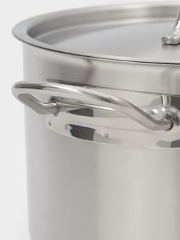 Ковш Hanna Knövell, 5.1 л, d=22, h=13.5 см, с крышкой, толщина стенки 0.8 мм, индукция, нержавеющая сталь