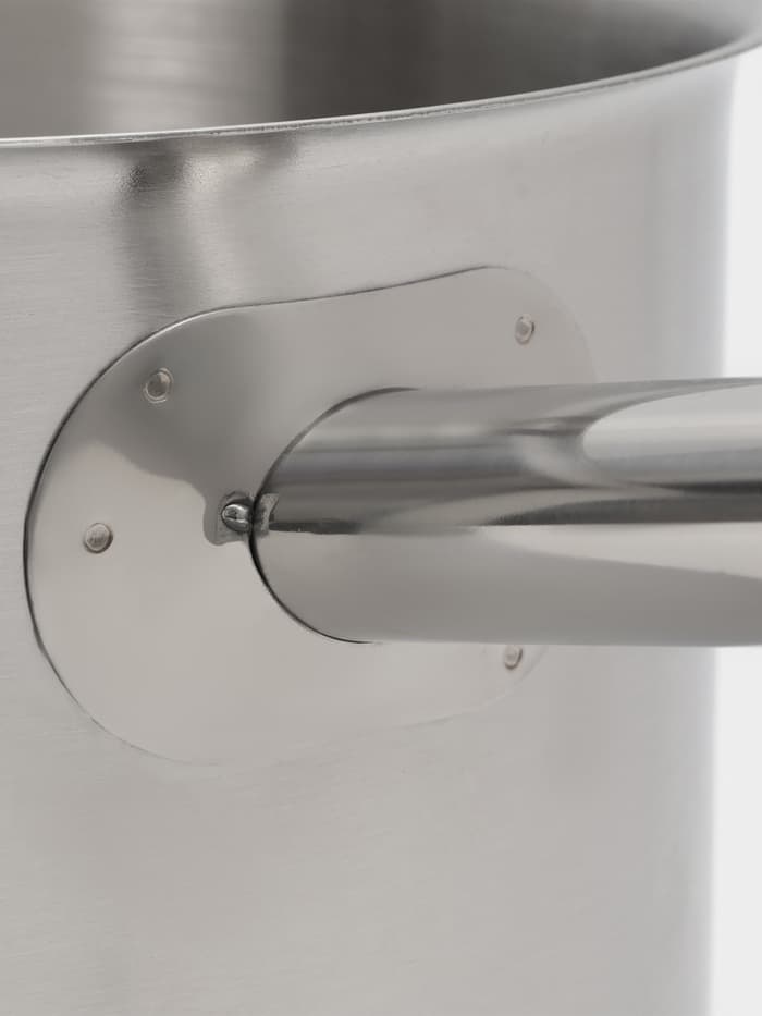 Ковш Hanna Knövell, 5.1 л, d=22, h=13.5 см, с крышкой, толщина стенки 0.8 мм, индукция, нержавеющая сталь