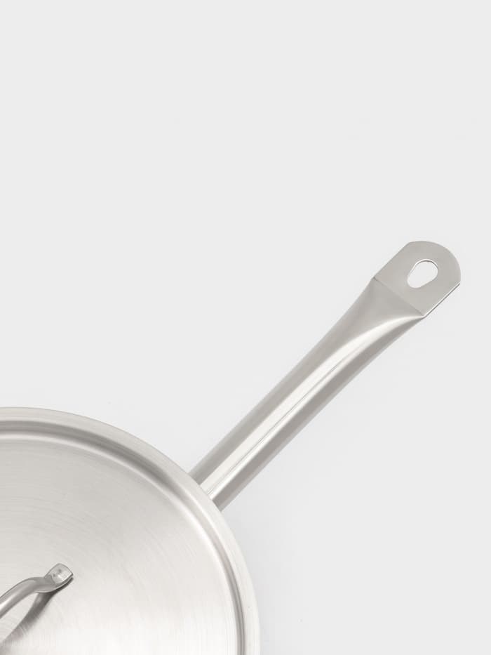 Ковш Hanna Knövell, 6.3 л, d=24, h=14 см, с крышкой, толщина стенки 0.8 мм, индукция, нержавеющая сталь