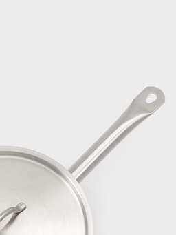 Ковш Hanna Knövell, 6.3 л, d=24, h=14 см, с крышкой, толщина стенки 0.8 мм, индукция, нержавеющая сталь