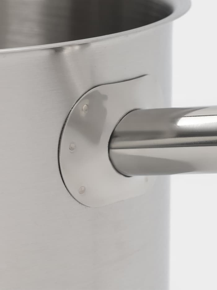 Ковш Hanna Knövell, 6.3 л, d=24, h=14 см, с крышкой, толщина стенки 0.8 мм, индукция, нержавеющая сталь