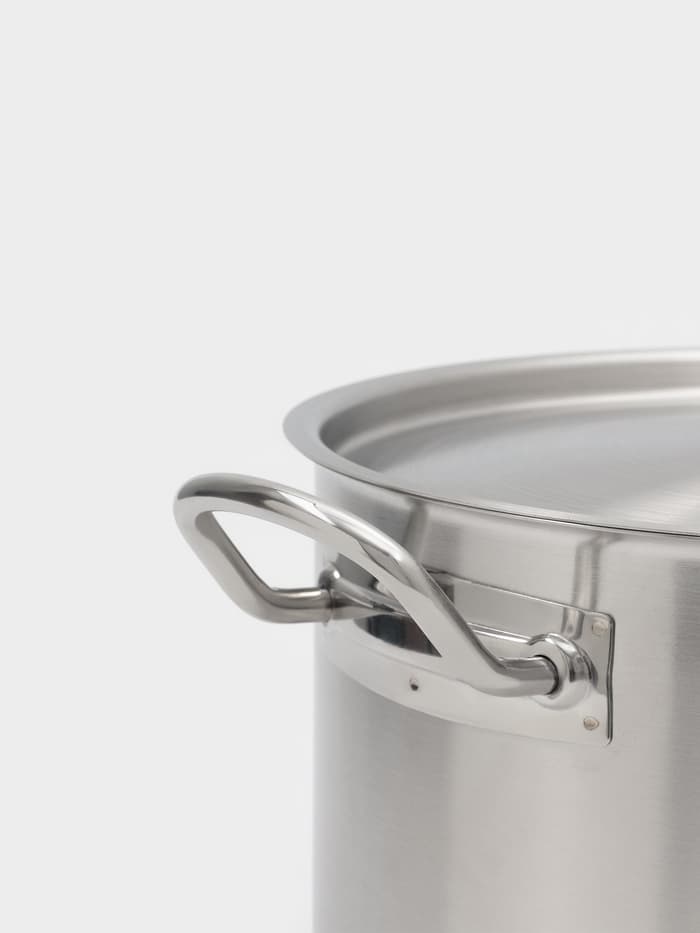 Ковш Hanna Knövell, 8 л, d=26, h=15 см, с крышкой, толщина стенки 0.8 мм, индукция, нержавеющая сталь