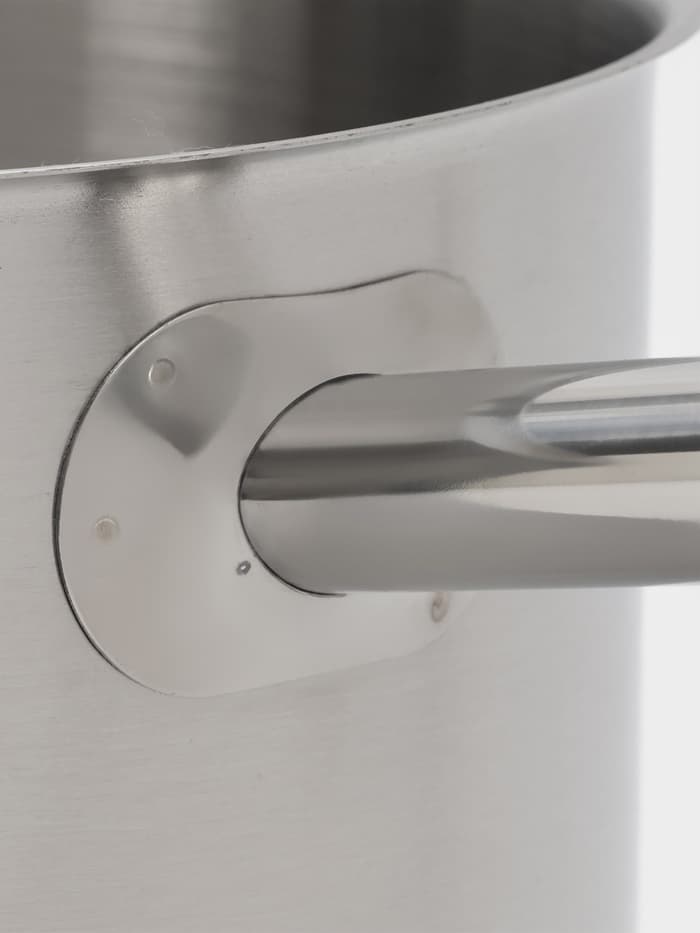 Ковш Hanna Knövell, 8 л, d=26, h=15 см, с крышкой, толщина стенки 0.8 мм, индукция, нержавеющая сталь